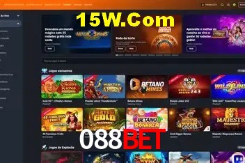 Interface moderna da plataforma 088Bet